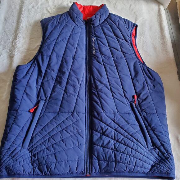 Mens Vineyard Vines Reversible Spinnaker Vest - Picture 1 of 9